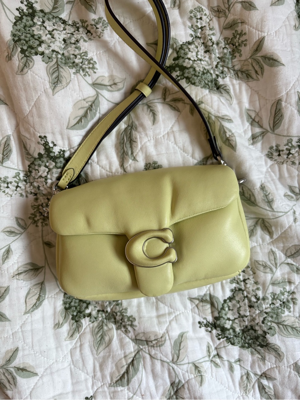 Coach Pillow Tabby 18 Lime Green Bag